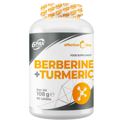 6Pak Effective Line Berberine + Turmeric - 90 tabletek