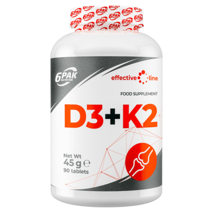 6Pak Effective Line D3+K2 - 90 tabletek