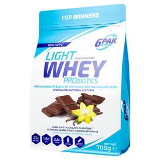 6Pak Light Whey Probiotics - 700g vanilla chocolate
