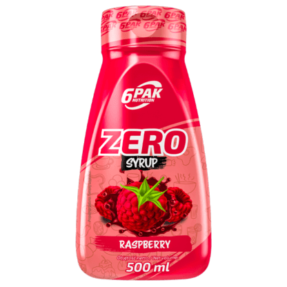 6Pak Zero Syrup - 500ml raspberry