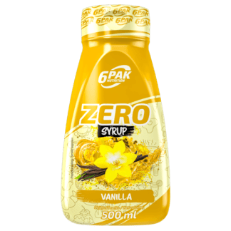 6Pak Zero Syrup - 500ml vanilla