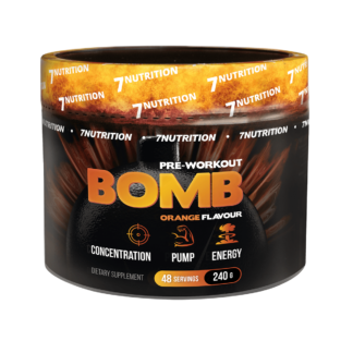7Nutrition BOMB Energy Shot Orange Flavour – 80 ml
