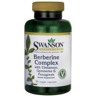 Swanson Berberine Complex with Cinnamon, Gymnema & Fenugreek - 90 kaps
