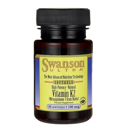 Swanson High Potency Natural Vitamin K2 100mcg - 30 kaps
