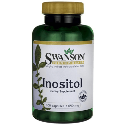 Swanson Inositol 650mg - 100 kaps