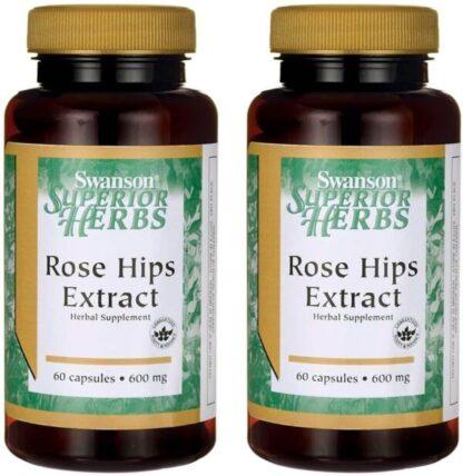 Swanson Rose Hips Extract 600 mg - 60 kaps.