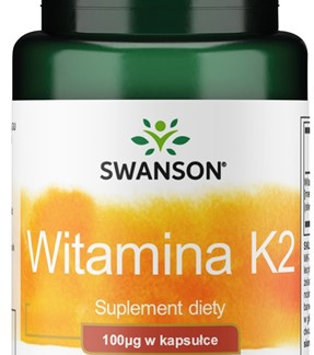 Swanson High Potency Natural Vitamin K2 100mcg – 30 kaps.