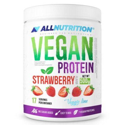 AlllNutrition-Vegan-Protein-Truskawka-500g