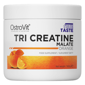 OstroVit Tri-Creatine Malate Pomarancz - 300g