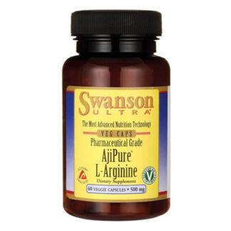 Swanson AjiPure L-Arginina 500mg - 60kaps.