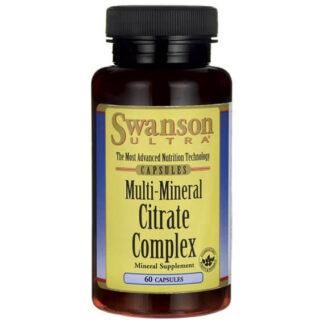 Swanson Cytryniany Multi Mineral Citrate Complex - 60 kaps