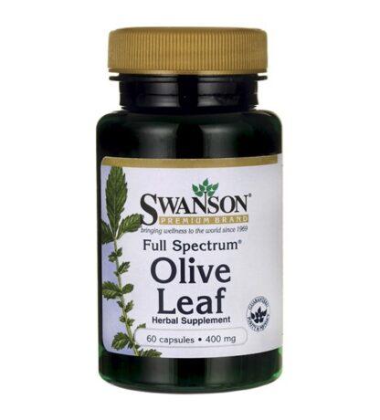 Swanson FS Olive Leaf 400mg - 60 kaps