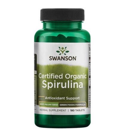 Swanson Spirulina Certified - 180 kaps