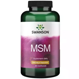 Swanson MSM (Methyl – Sulfonyl – Methane) 500mg – 250 kaps.