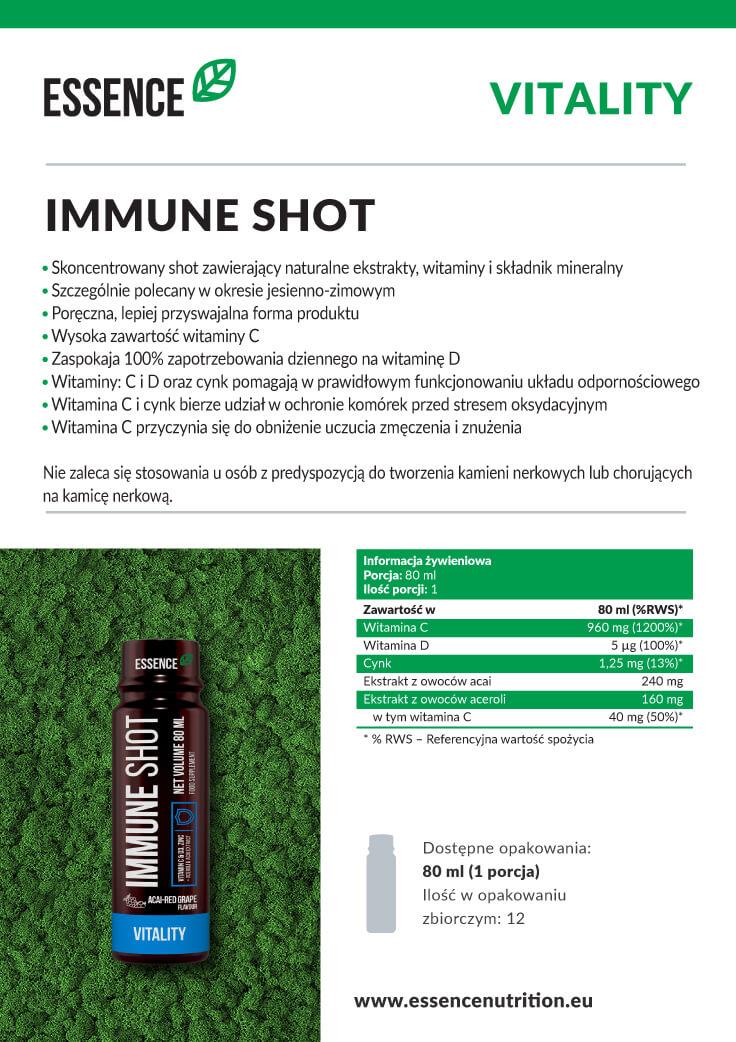 Essence Immune Shot - 80ml Infografika