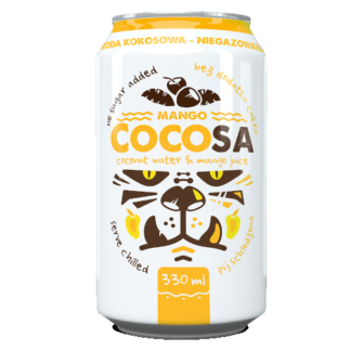 Diet Food CocoSa Kokosowa Niegazowana Naturalna Z Sokiem Mango - 330ml