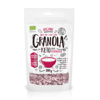 Diet Food Bio Keto Granola Z Maliną - 200g