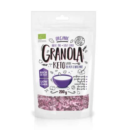 Diet Food Bio Keto Granola Z Porzeczką - 200g