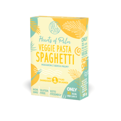 Diet Food Makaron Z Serca Palmy Spaghetti - 225 g