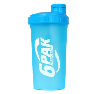 6PAK Nutrition Shaker Neon Blue - 700 ml