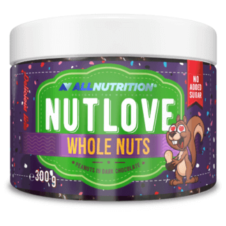 AllNutrition Nutlove Wholenuts Peanuts In Dark Chocolate - 300g