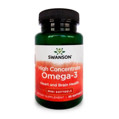 Swanson Omega-3 High Concentrate - 30 kaps.