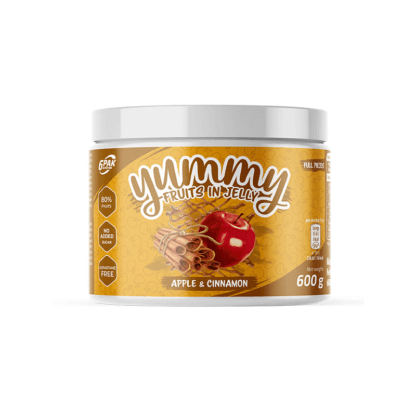 6Pak Yummy Fruits in Jelly Apple & Cinnamon - 600g
