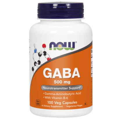 NOW Foods GABA 500 mg – 100 kaps.