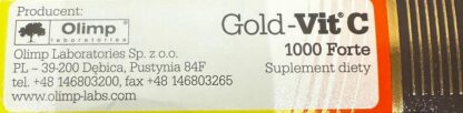 Olimp Gold Vit C 1000 Forte – 30 kaps