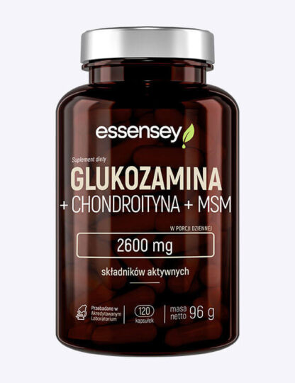 Essensey Glukozamina Chondroityna i MSM – 120 kaps.